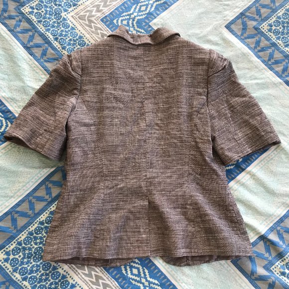 The Limited Collection - Short Sleeves Brown Blazer - Women - Small - Picture 4 of 5